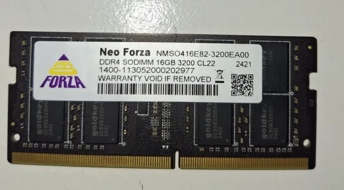 Memoria ram DDR4 1x16gb 3200