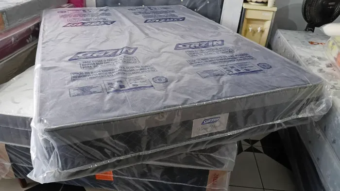 PROMOÇÃO COLCHÃO CASAL DE MOLAS ENSACADAS!