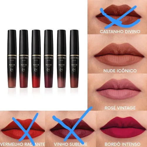Batom Matte eudora 