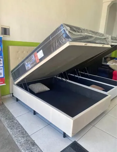 BASE BAU + COLCHÃO D33 NOVO DE FABRICA FRETE GRÁTIS