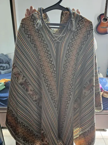 Poncho peruano unissex