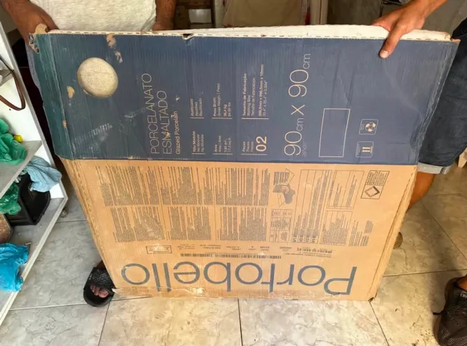 Porcelanato novo
