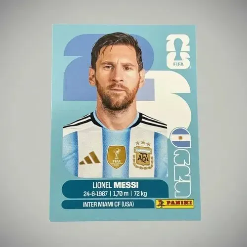 Figurinha Messi copa 2026