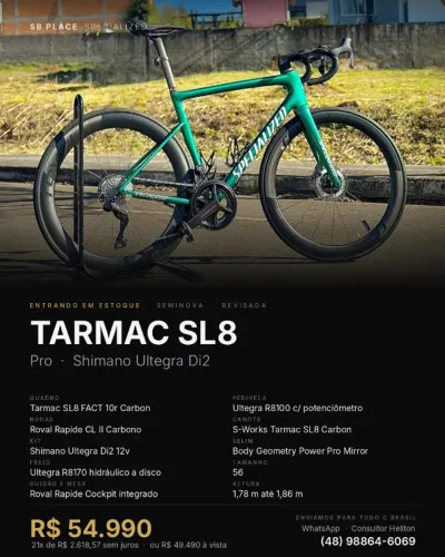 Specialized Tarmac SL8 Pro Ultegra Di2 - Tamanho 56