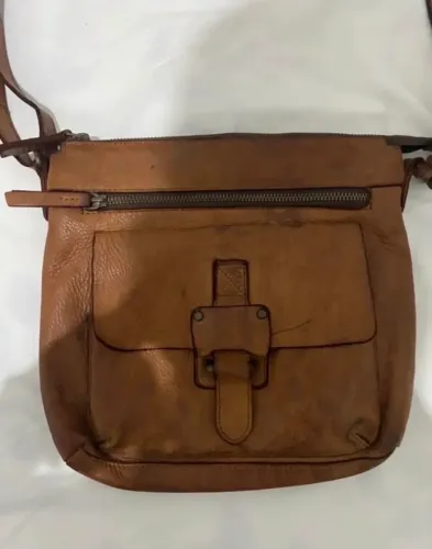 Bolsa de couro legítimo feminina