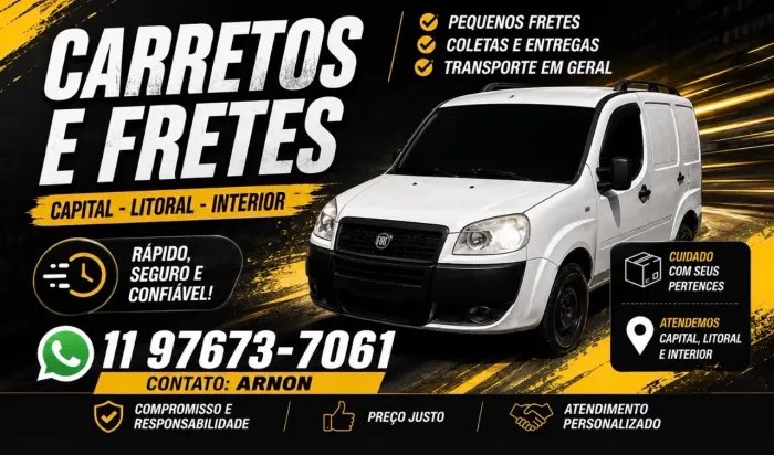 Carretos e pequenos fretes Doblo cargo