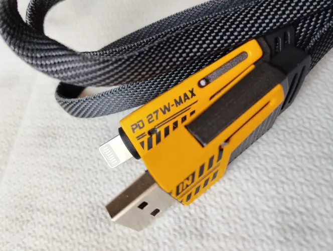 Cabo de carregamento turbo 4 Em 1 Usb E Ios 27w/65w