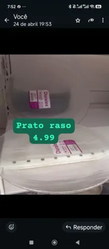 Prato Raso VIDRO DURALEX