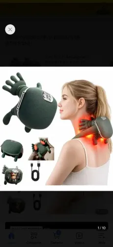Massageador Shiatsu Pescoço Super relaxante
