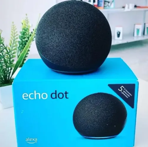 ALEXA ECHO DOT 5ª GERAÇÃO - Pronta Entrega, Lacrada e Original