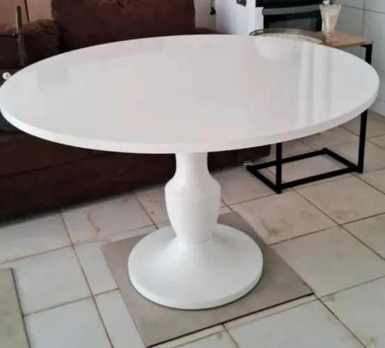 Mesa Nova Branco laca em MDF