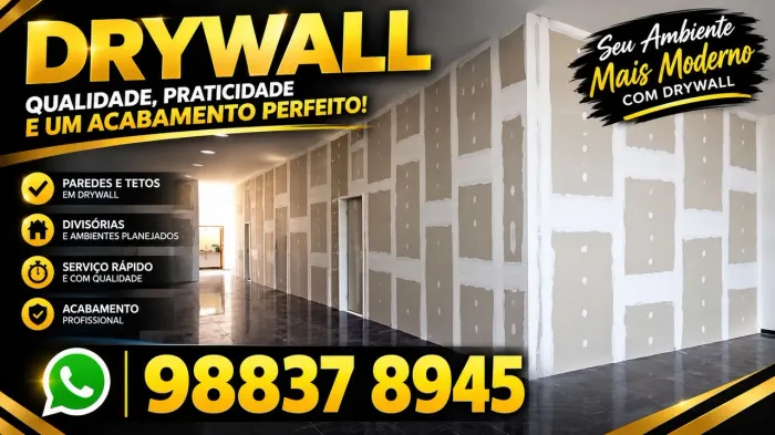 Drywall instalação
