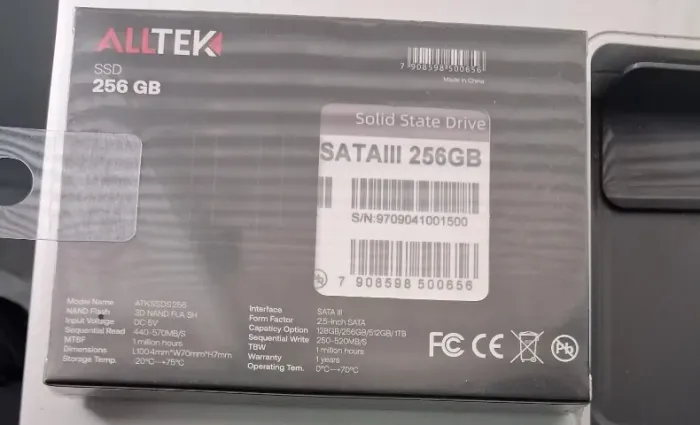 SSD 256 GB