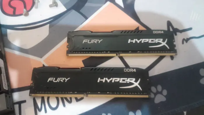 02x Memória 8gb ddr4 2400mhz kingston