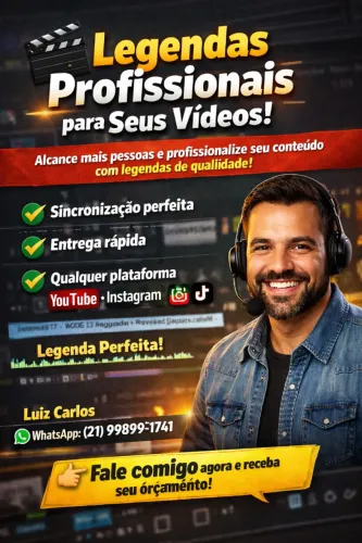 Coloco Legendas em  Vídeos: Transforme seus vídeos e alcance muito mais pessoas. 