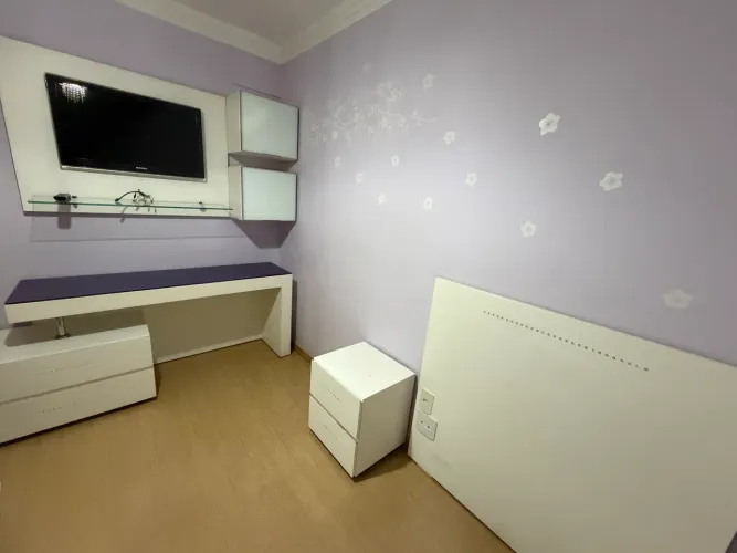 Quarto Completo Lider Interiores - Móveis Laqueados + TV Samsung 32?