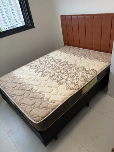 Cama Box + Colchão Espuma Ortopédico