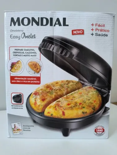 meleteira Elétrica Mondial Easy Omelet OM-02 - Nunca Usada (Na Caixa Completa)