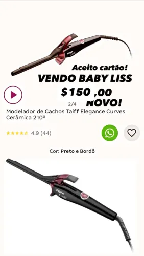 Baby Liss novo Taiff