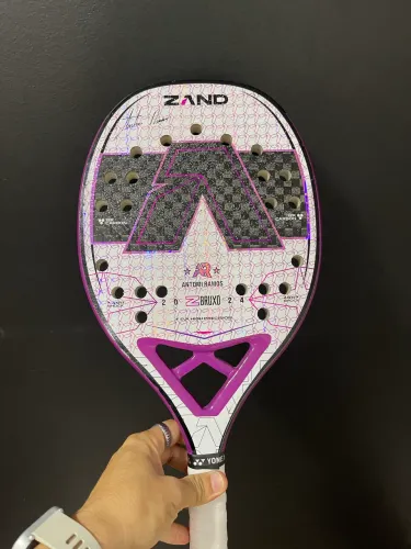 Raquete Zand Z Bruxo Antomi Ramos 2024 série especial seminova Carbono 12K