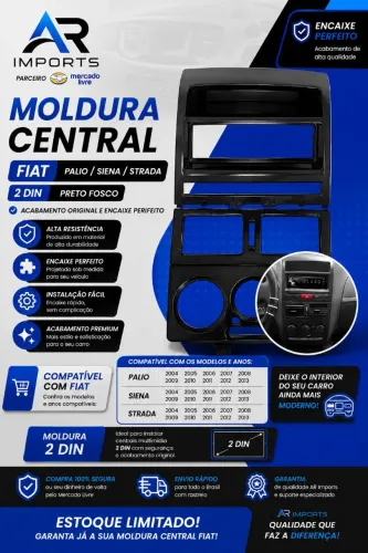 Kit moldura Painel-Palio
