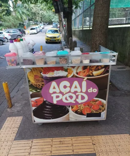 Carrinho de açaí