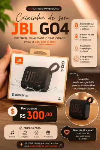 Caixa de som jbl