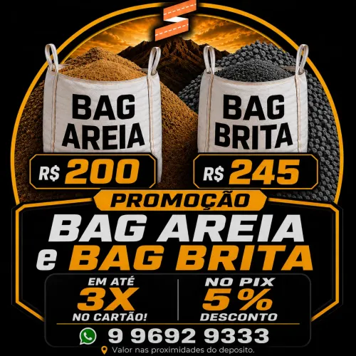 AREIA BRITA E ATERRO
