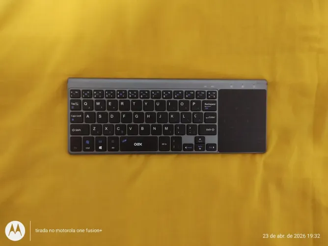 Teclado bluetooth / marca oex / novinho / na caixa
