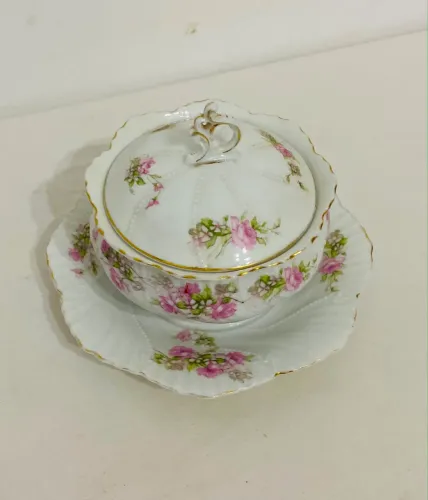 Mantegueira Antiga Em Porcelana Fina - Padrão Numerado 5549