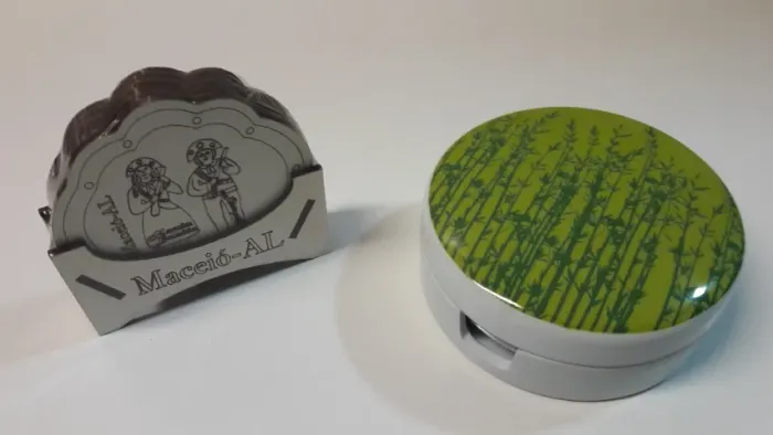 Porta de 6 copos - Lacrado (novo) + Porta de 4 copos verde (Louça)