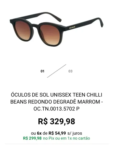 Óculos de sol - Chilli Beans
