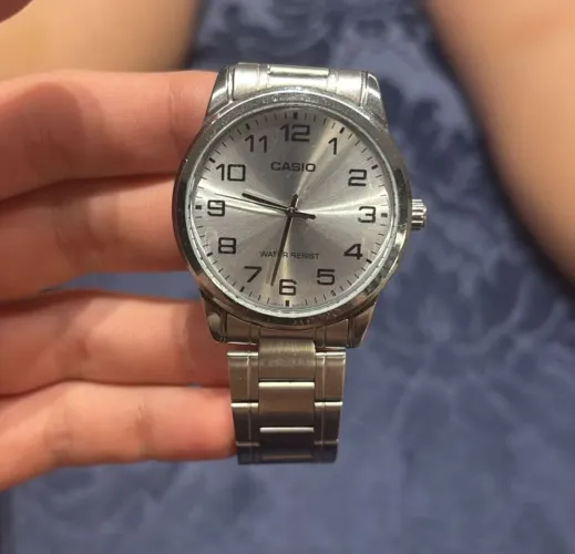 Relógio Casio original collection prata