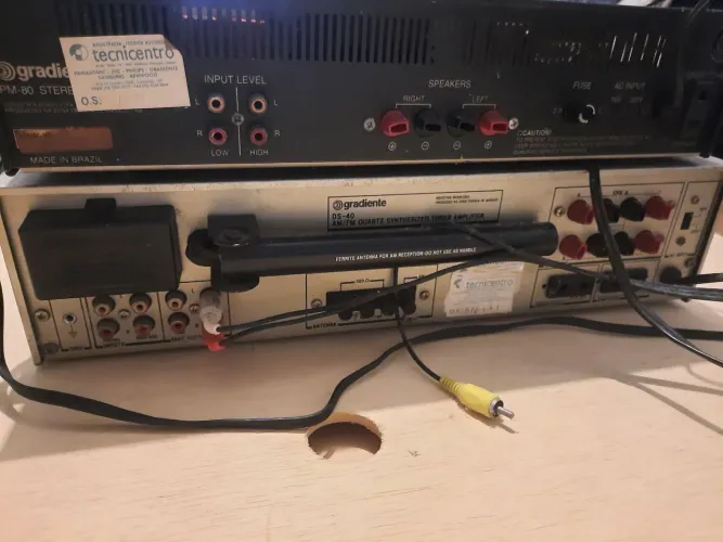 Receiver e amplificador gradiente