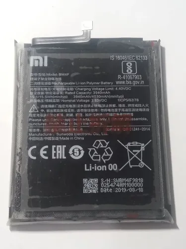 Bateria celular ( BM4F ) Mi A3 Mi9 late 3940 Mah