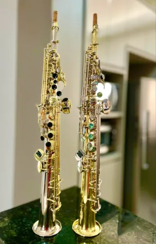 Sax soprano personalizado novo