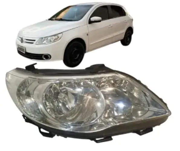 Farol Direita Volkswagen Gol Saveiro E Voyage G5 Original