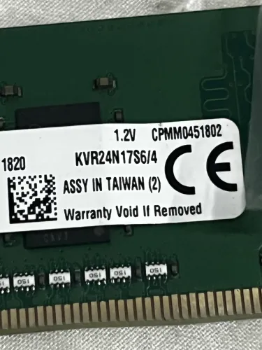 Memória kingston DDR4 2400