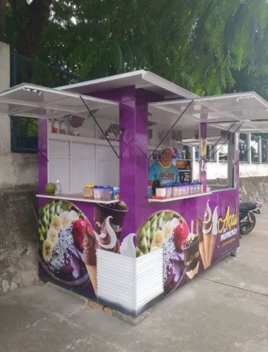 Barraca de açaí e sorvete expresso