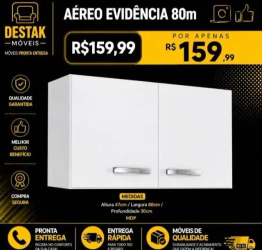 Armário aéreo (Pague na entrega)