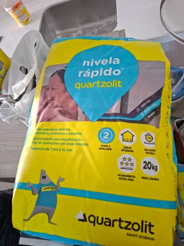 Nivela rápido para pisos vinílico quartozolit 