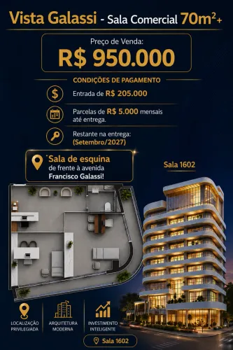 Sala Comercial - Vista Galassi