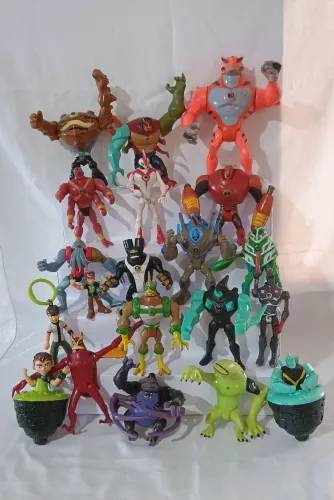 Ben 10 miniaturas dos personagens