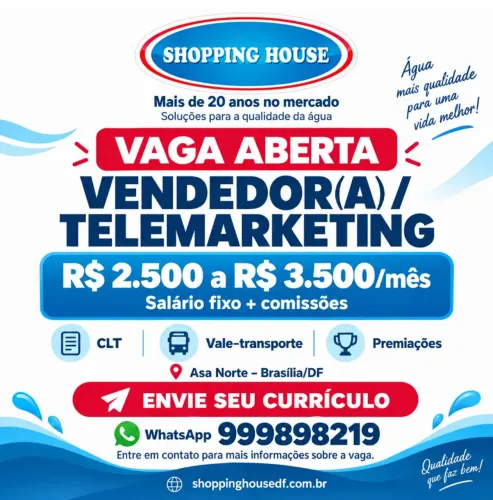 Vendedora/ televendas