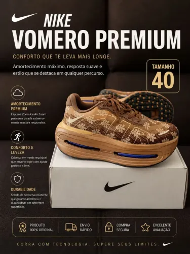 ( PROMOÇÃO) NIKE VOMERO PREMIUM FLAT STOUT / N° 40