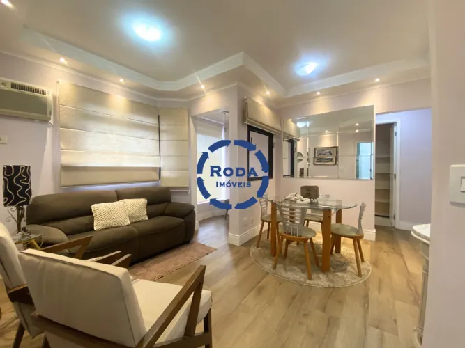 Apartamento Mobiliado para Aluguel em Santos (Aparecida) | 62m², 1 Dorm, 1 Vaga