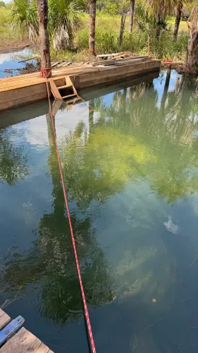 Chácara 15km, urubuzinho, igarapé particular