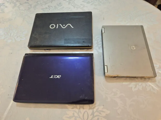 Lote 3 notebooks com defeito HP Acer Vaio