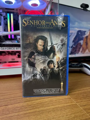 Vhs senhor dos anéis lacrado