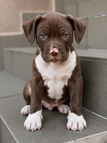 Filhote de pitbull